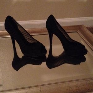 Baker black heels