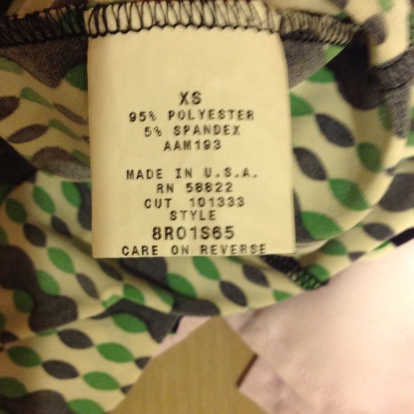 Max studio specialty products green/black dress. - Picture 4 of 4