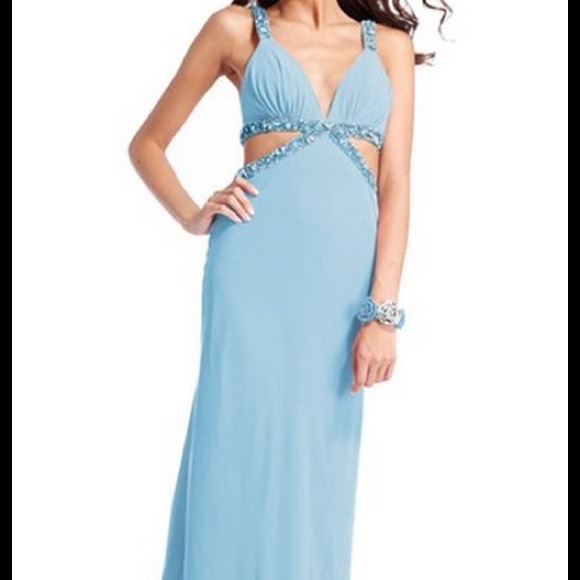 NWT Baby Blue Prom Dress