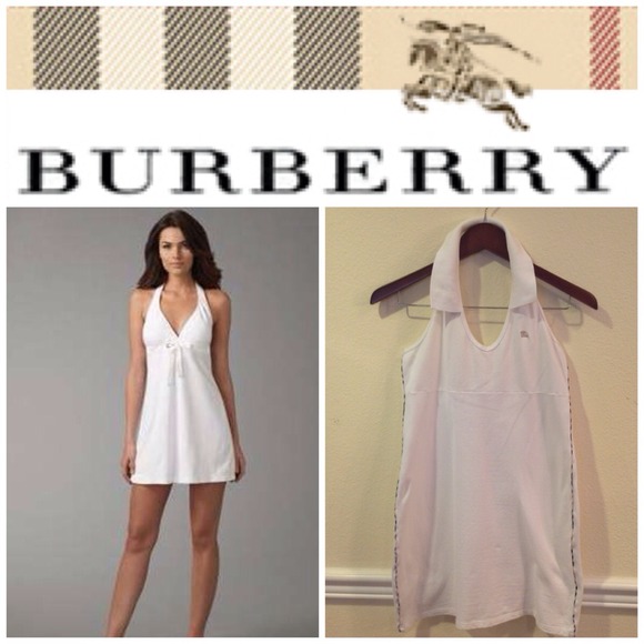 SOLD - Burberry Halter Dress