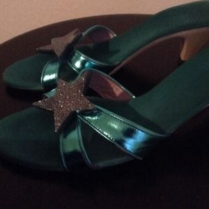 Marc Jacobs metallic star slide sandal ✨sale✨