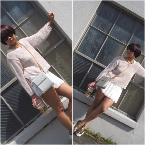 HOLD for Rach.  DIVIDED lace pleated mini skirt