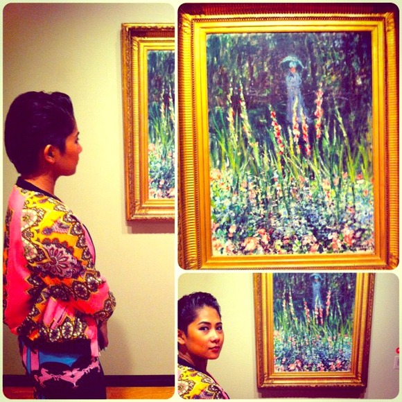 River Island scarf print bomber