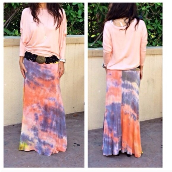 Tie dye long maxi SALE SALE last one - Picture 2 of 3