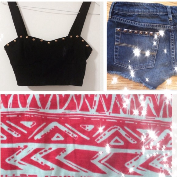 💕Bundle, maxi&shorts&crop