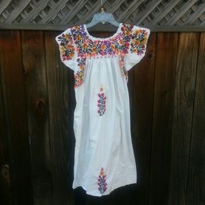 Mexican Embroidery Dress - Adult Medium