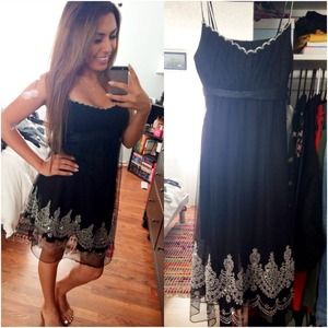 Formal little black dress