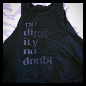 Brandy Melville kate no diggity no doubt tank top