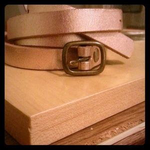 Gap leather belt