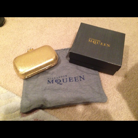 **Available now: Designer Gold Clutch