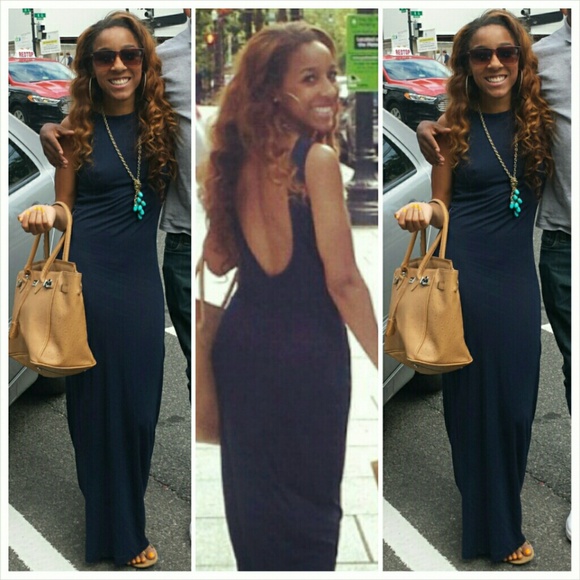 Open back maxi