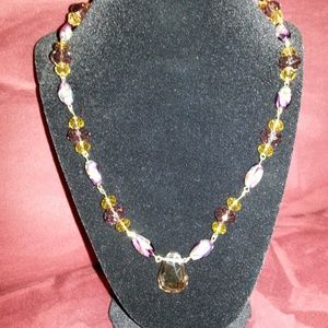 Beautiful glass beaded necklace