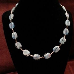 Beautiful glass beaded necklace