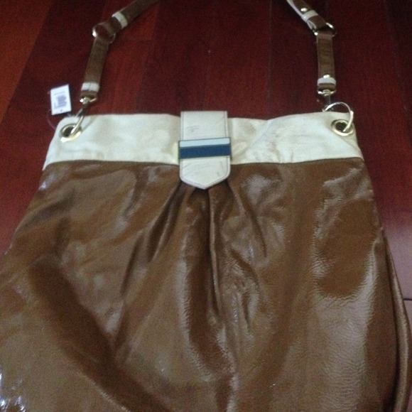 Old Navy patent large hobo bag