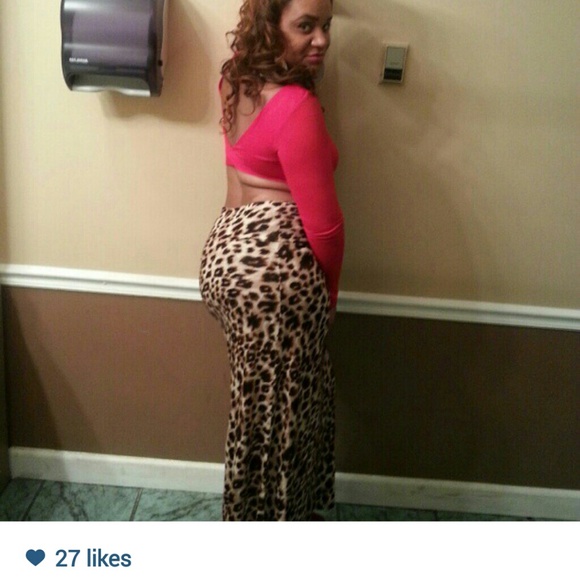 Cheetah Maxi Skirt