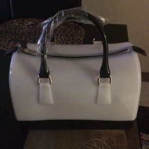 ✨✨Reduction✨✨Jelly handbag white & black