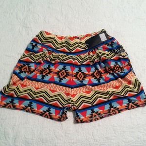 Tribal printed shorts