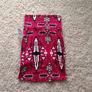 Aztec Print Skirt