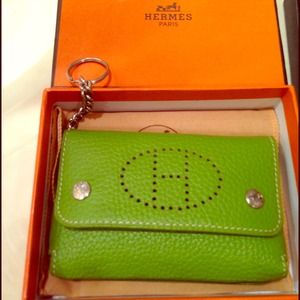 Hermes green wallet (limited edition)