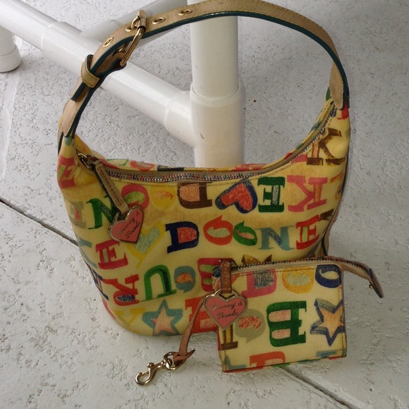 Dooney & Bourke Handbags - Pre loved D&B Handbag and wallet + lily bloom!