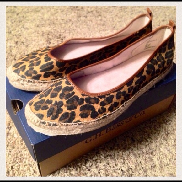 G.H. Bass & Co Leopard Flats