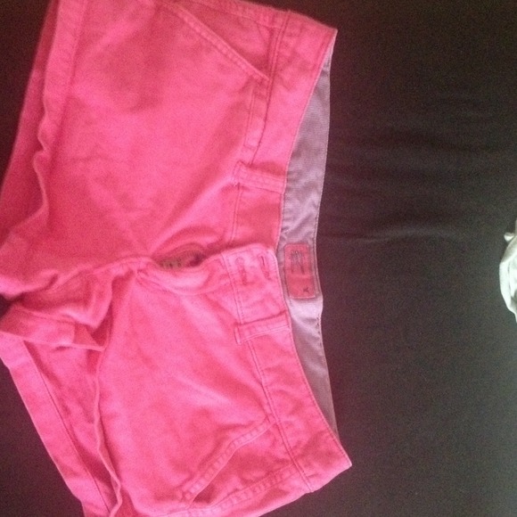 Pink american eagle shorts