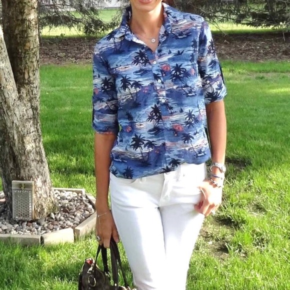 j crew hawaiian shirt