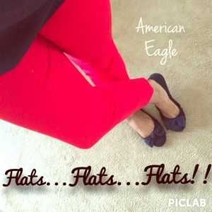 American Eagle Black Flats