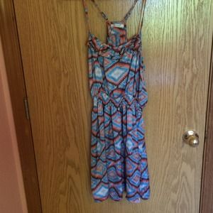 Aztec stretch dress