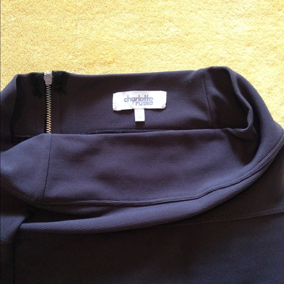 Grey bodycon, bandage mink skirt - Picture 3 of 3