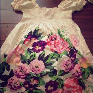 Beach style flower dress