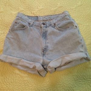 Vintage Levi high waisted shorts--SOLD
