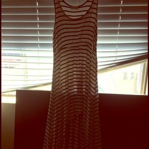 High and low maxi dress