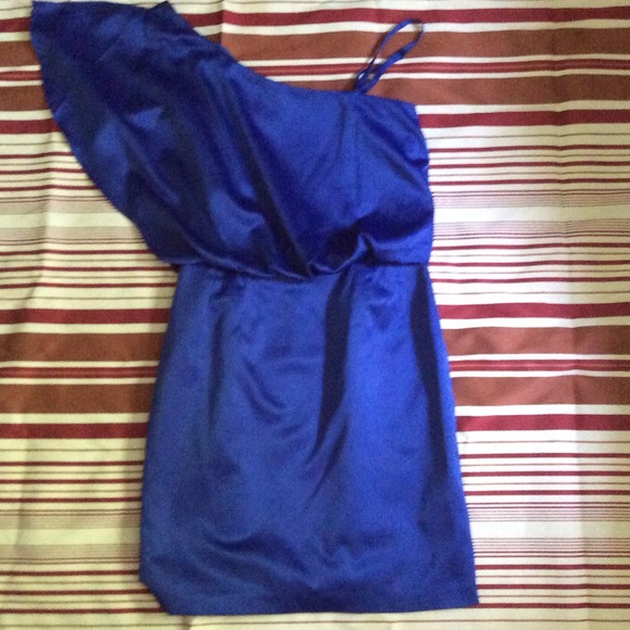 Jessica Simpson Royal Blue Dress, Size 4 - Picture 2 of 3