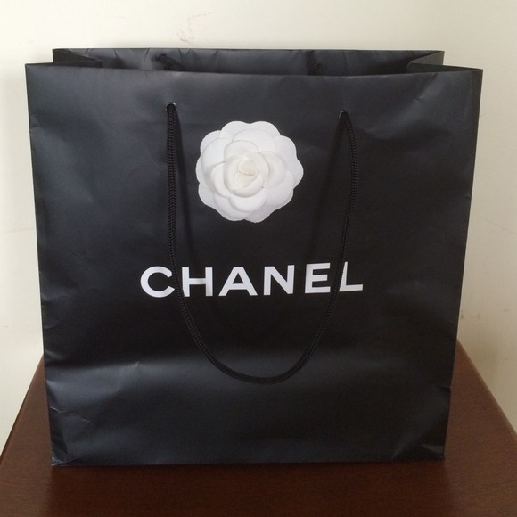Chanel Bag with Camilla Flower & Ribbon