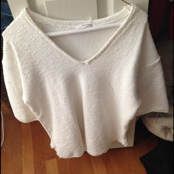 Zara boxy terry sweatshirt