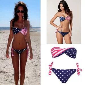 Great for July 4th! !Red, white and blue swimsuit