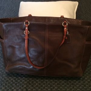 Coach 100% leather Tote Bag