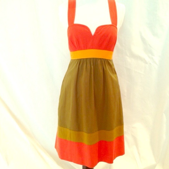 Trina Turk Nanna Colorblock Dress Resort 2012