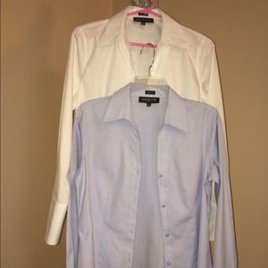 JONES NEW YORK cotton button up shirts