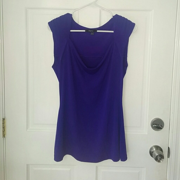 Deep purple sleeveless top