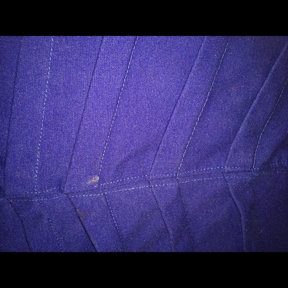 Royal blue skirt - Picture 3 of 4