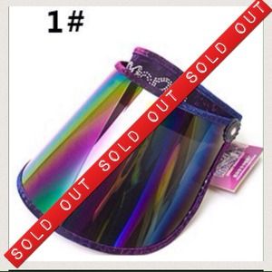 SOLD OUT Tie Dye Blue "The Glam" Visor