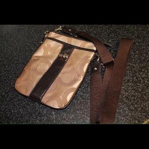 Signature Coach cross body bag
