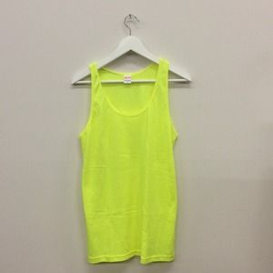 Unisex American Apparel Neon Fifty Fifty Tank