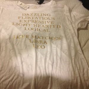 White Gemini Fitted Express Shirt!