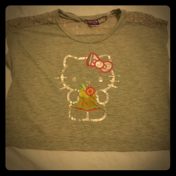 Hello kitty crop top