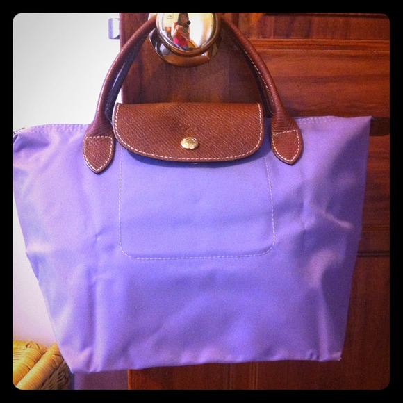 Longchamp Handbags - REDUCED!! Longchamp Mini Le Pliage Lavender/purple