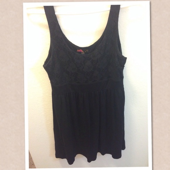 Forever 21 Sleeveless Black Dress