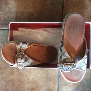 *Final Sale PriCe* Coach Slippers